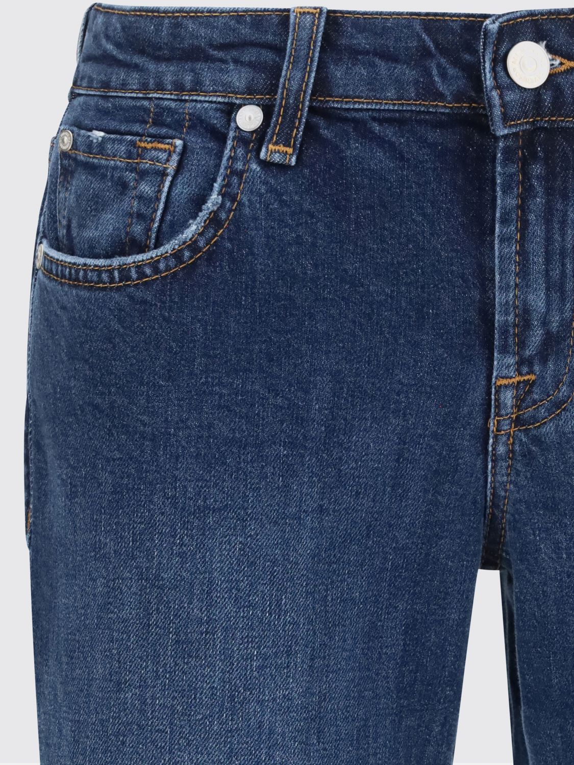 High-Waisted Flare Jeans in Stretch Denim