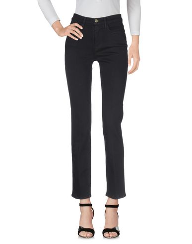 Woman Jeans Black Size 23 Cotton, Polyester, Elastane