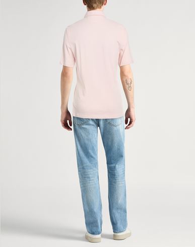 Man Polo shirt Blush Size L Cotton