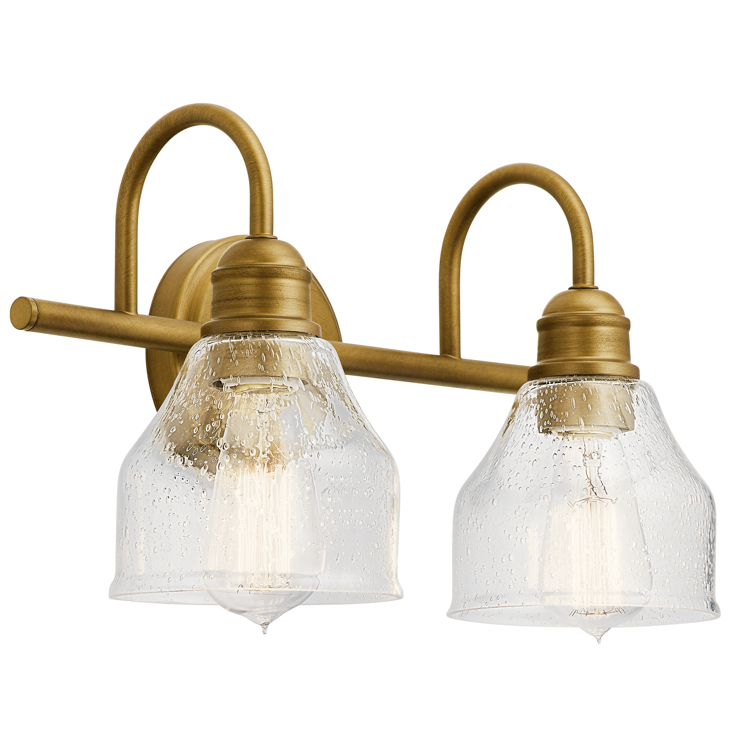 Avery 2-Light 15" Bathroom Vanity Light in Natural Bra