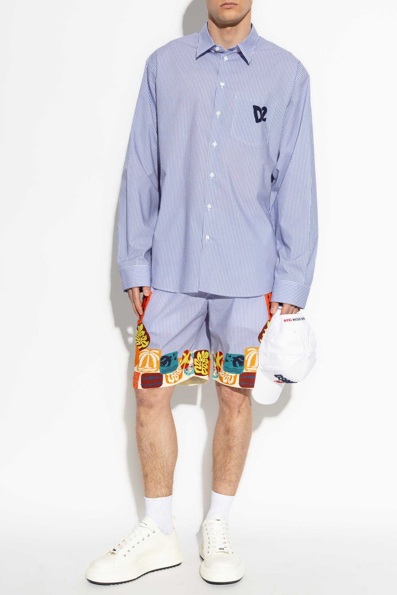 Dsquared2 Shirt Capsule `Summer Lovers`, Men's, Blue