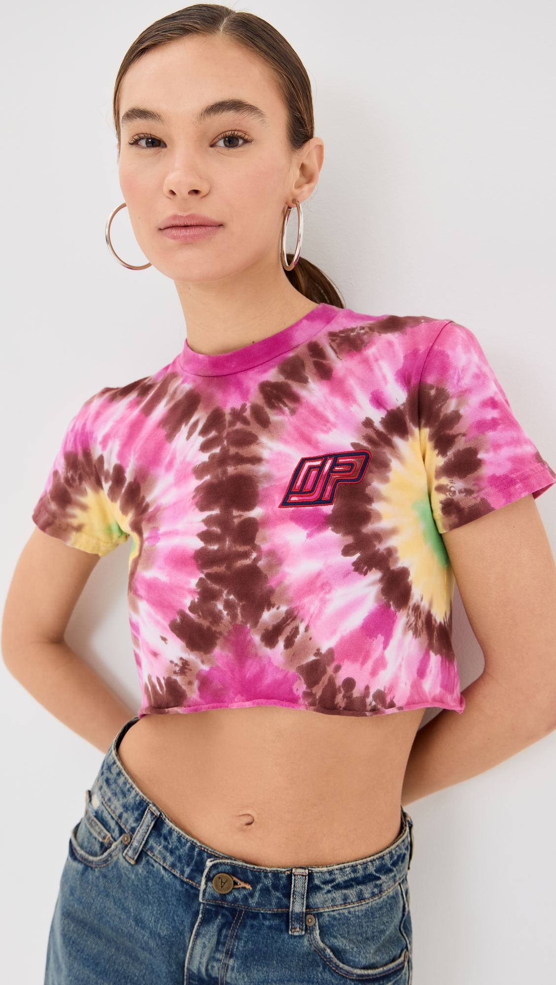 DANNIJOPRO Logo Man Boxy Tee Tie Dye