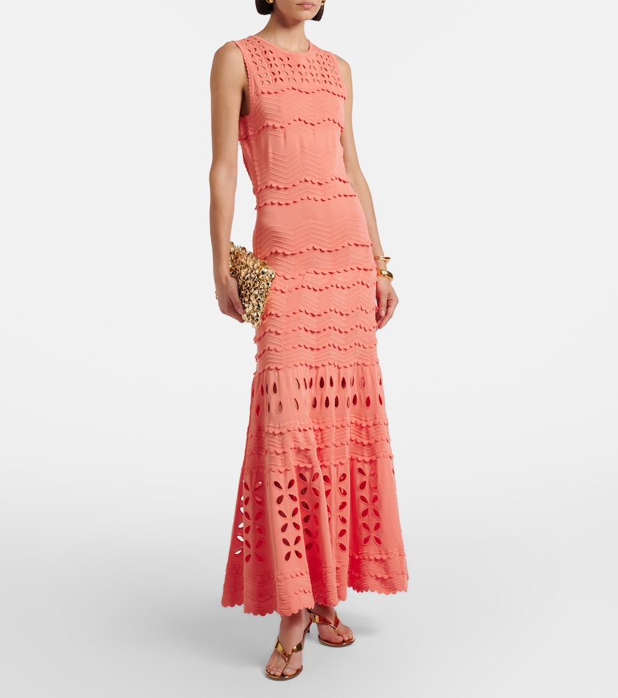 Lakshmi broderie anglaise maxi dress