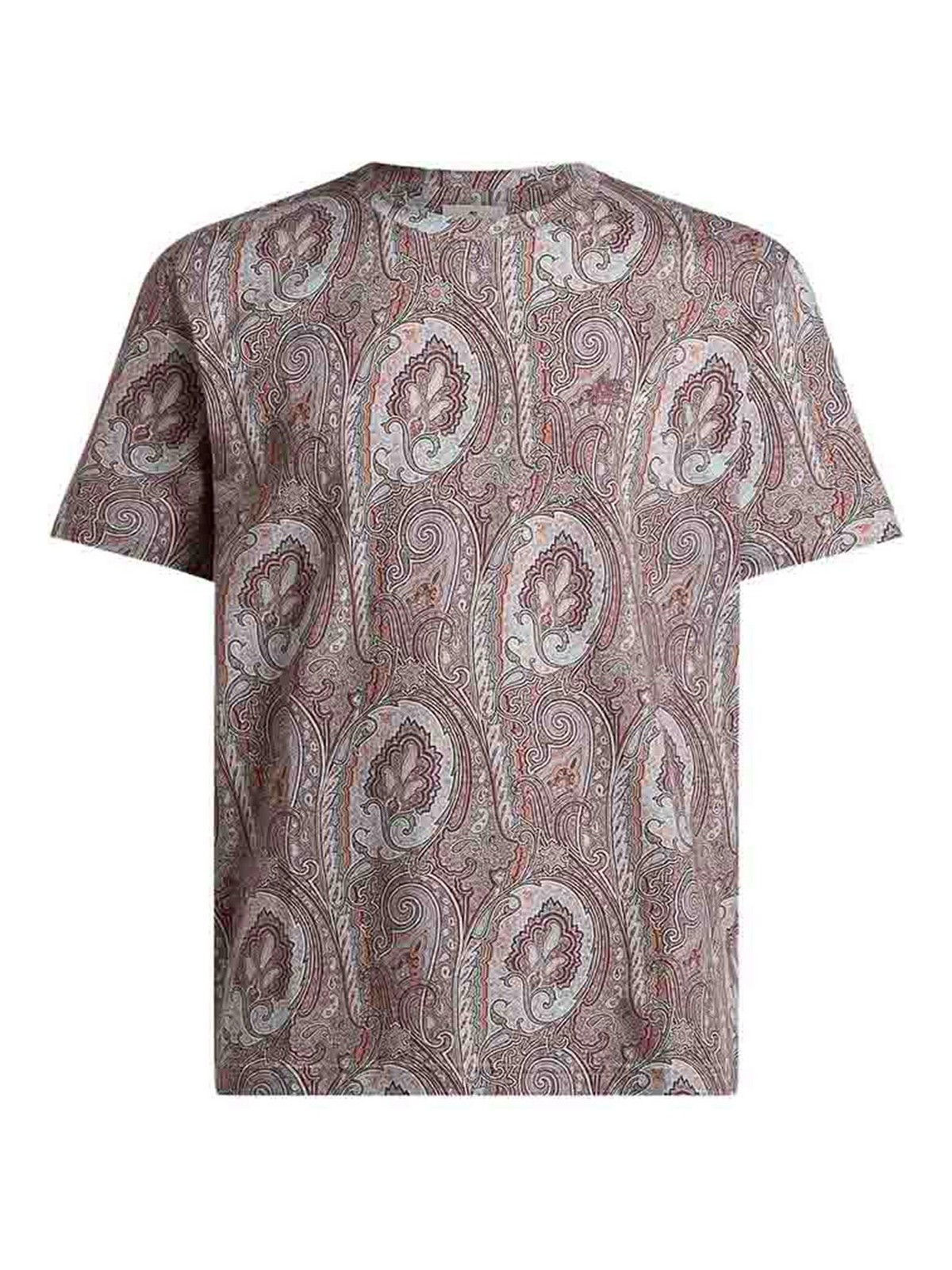 Floral Paisley Cotton T-shirt