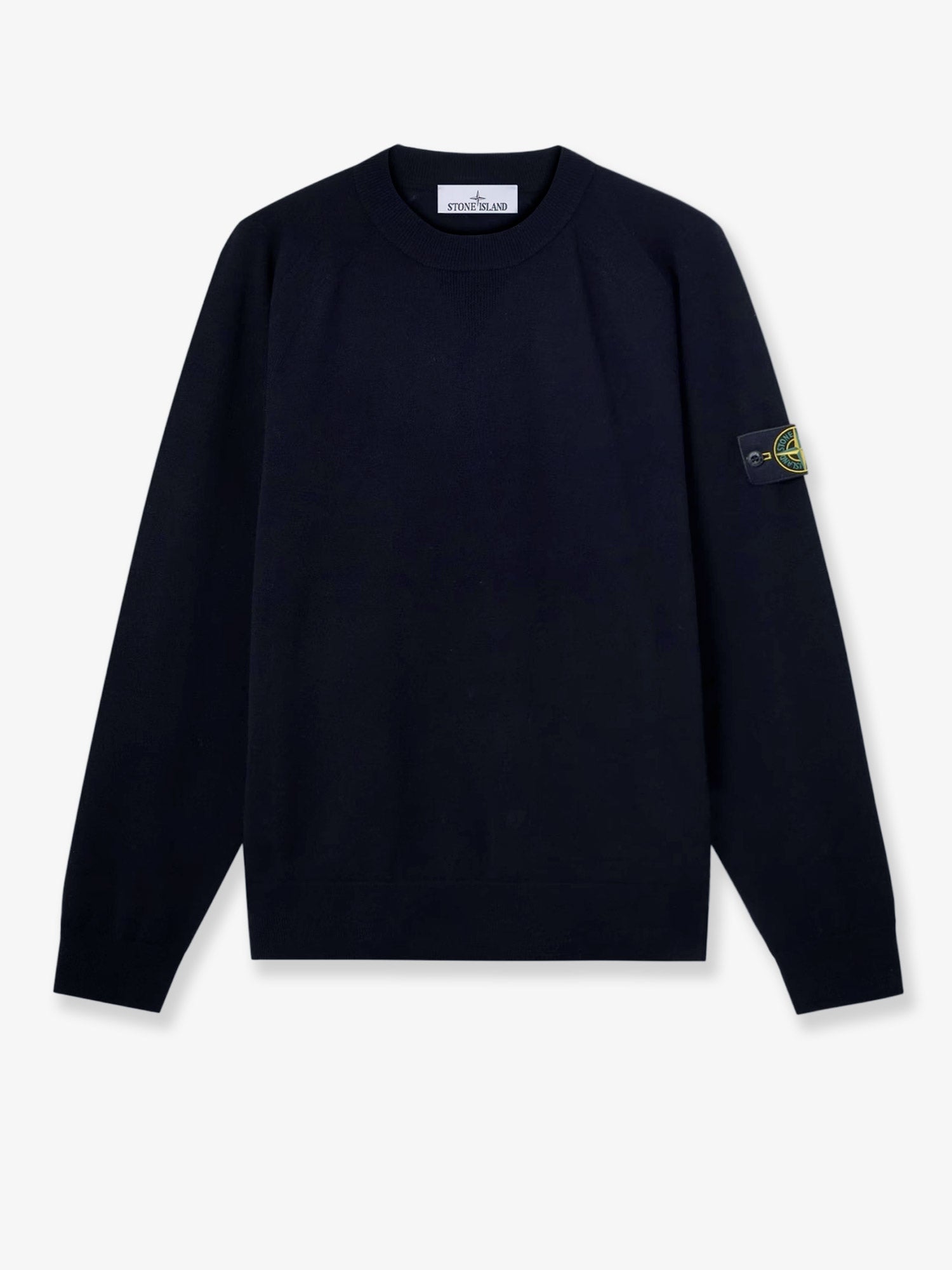 Virgin Wool-Blend Sweater — Black