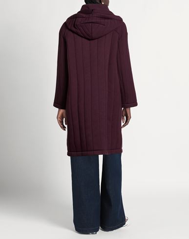 Woman Coat Plum Size 4 Viscose