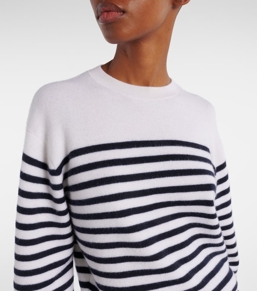 Viola striped cashmere-blend sweater