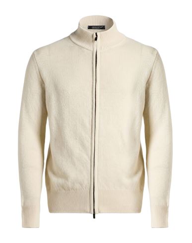 Man Cardigan Ivory Size 42 Cashmere