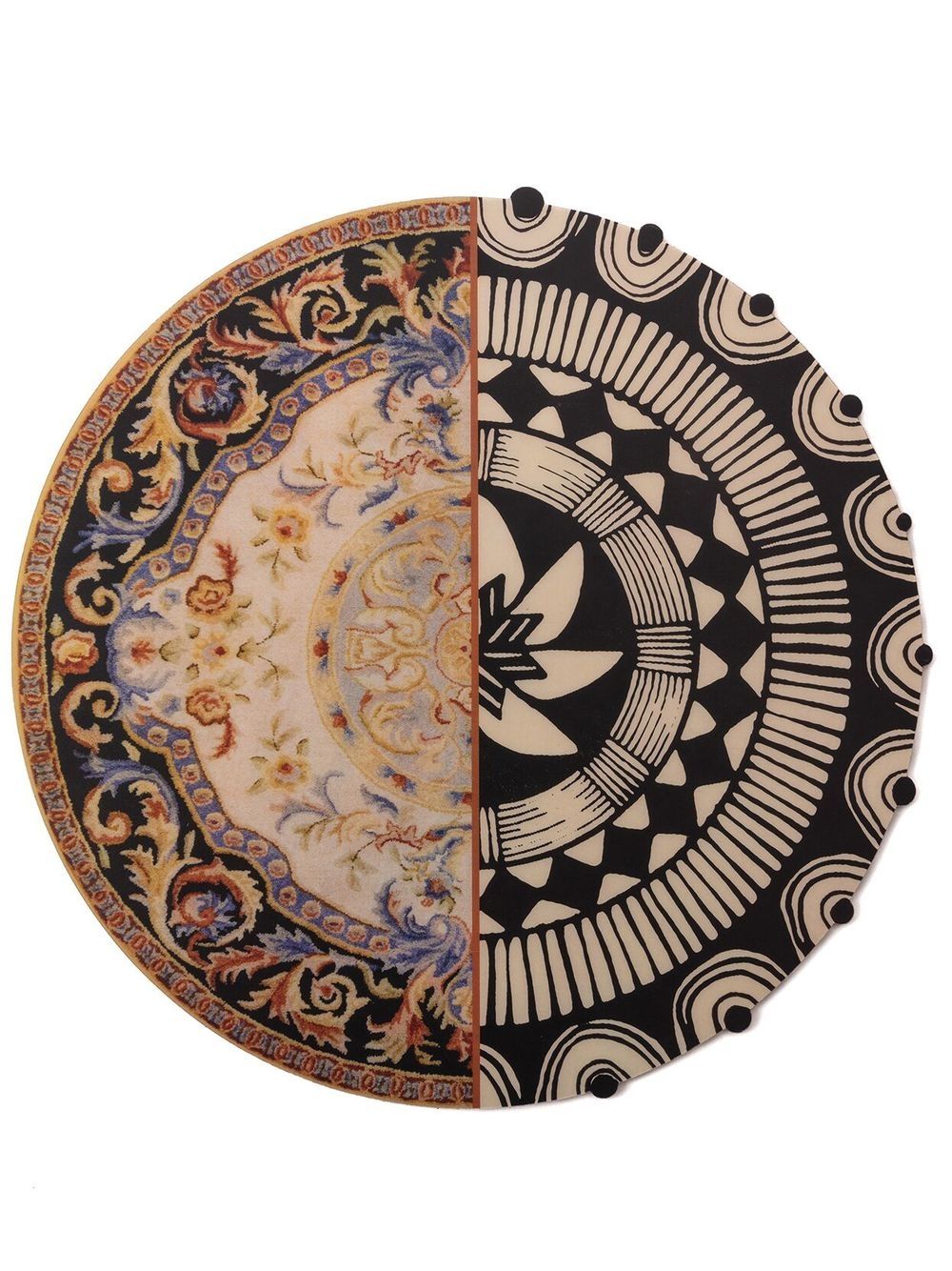 Geometric-print patchwork tablemats - HYBRID