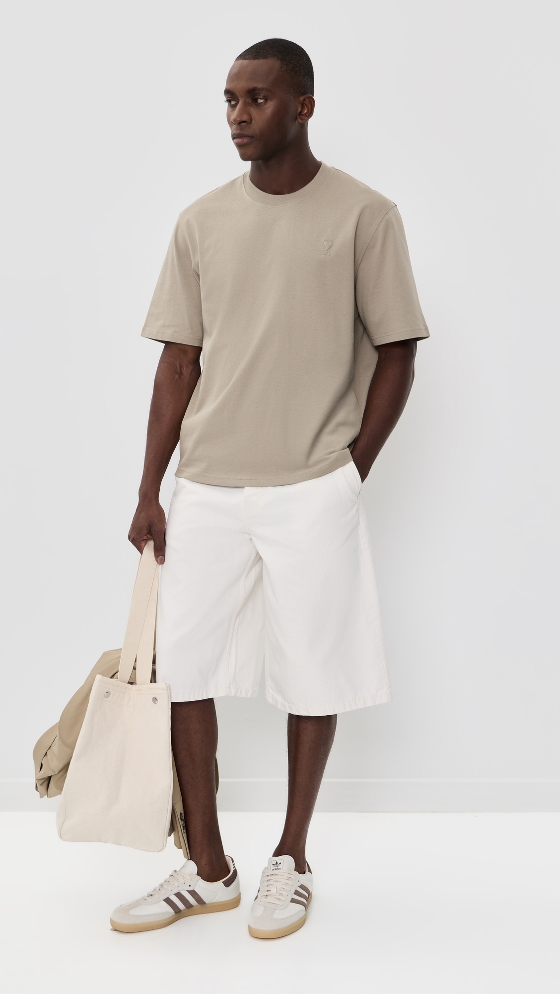 ADC T-Shirt Beige Taupe