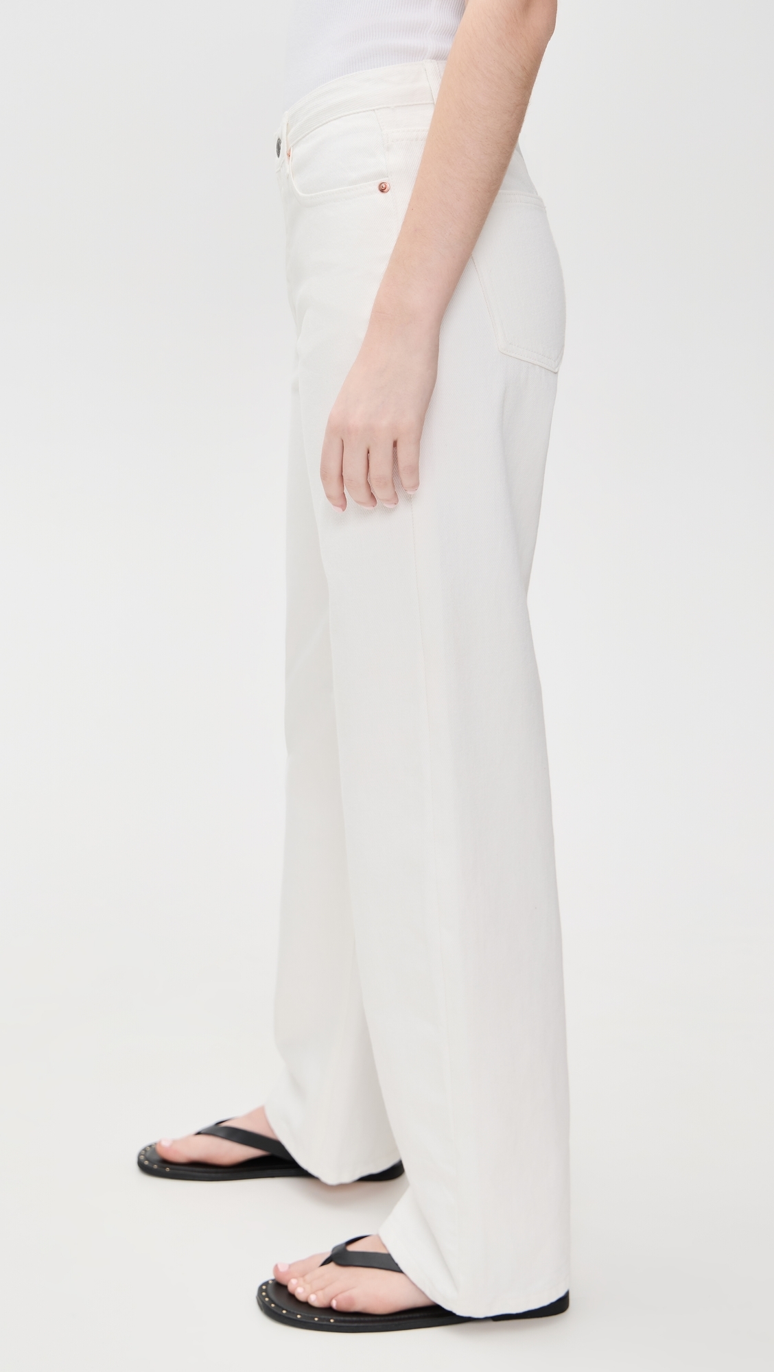 PARKE Classic Straight Jeans White