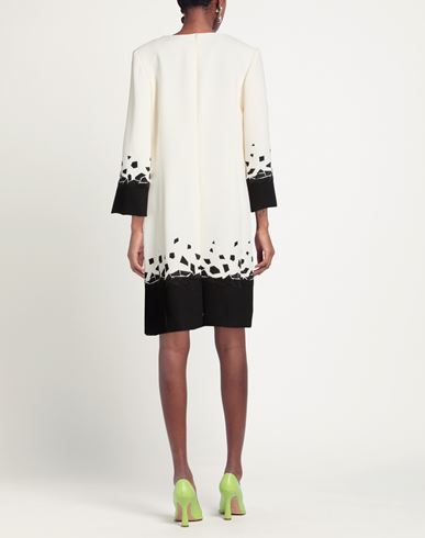 Woman Mini dress White Size 10 Viscose, Wool