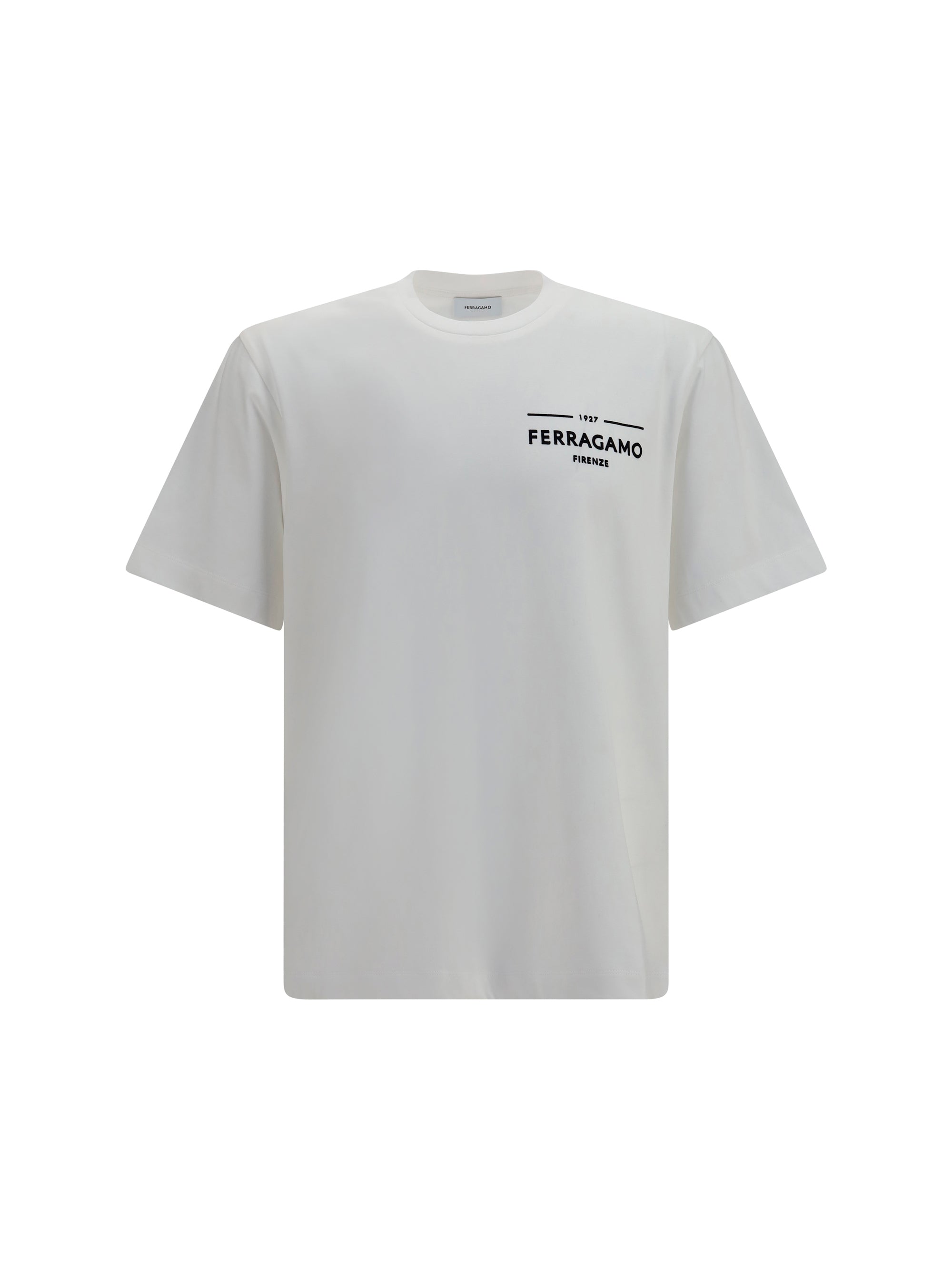 Logo-Embroidered Cotton T-Shirt — White