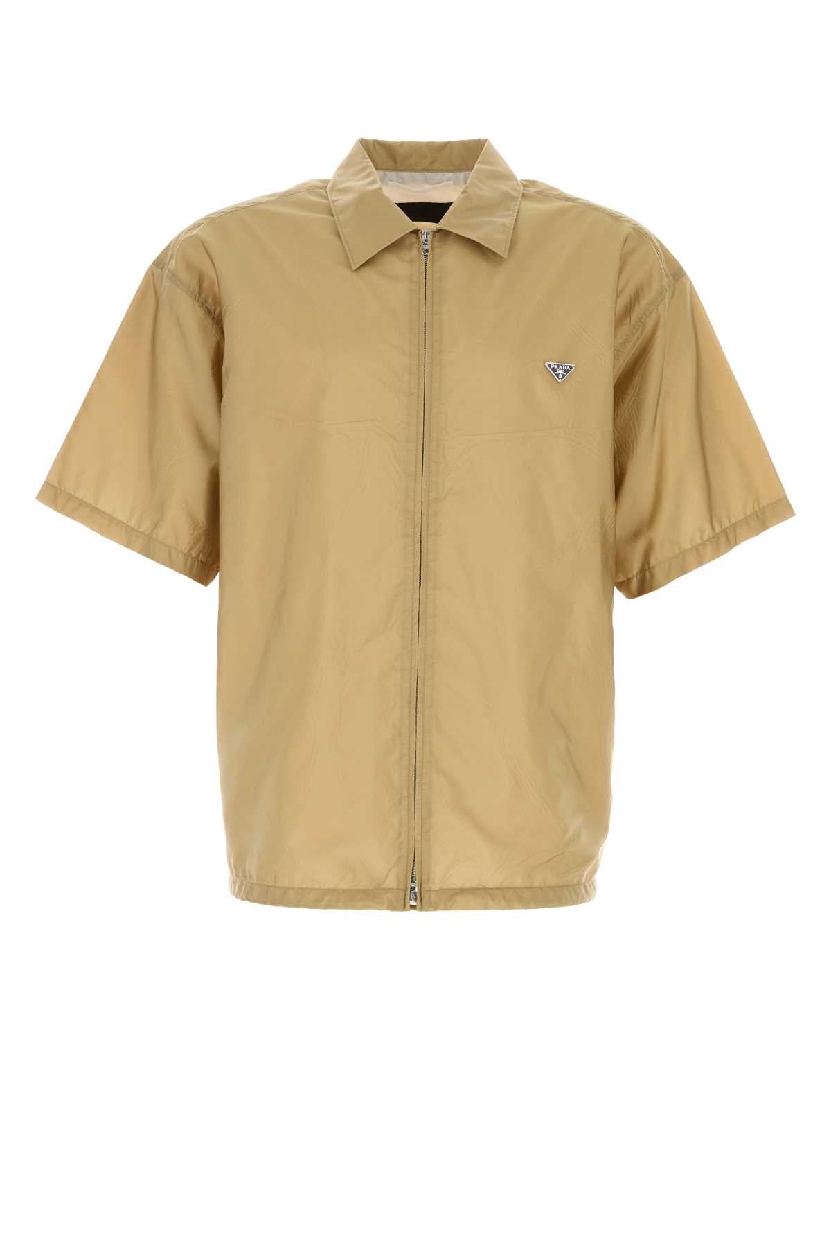 Re-Nylon Shirt — Beige