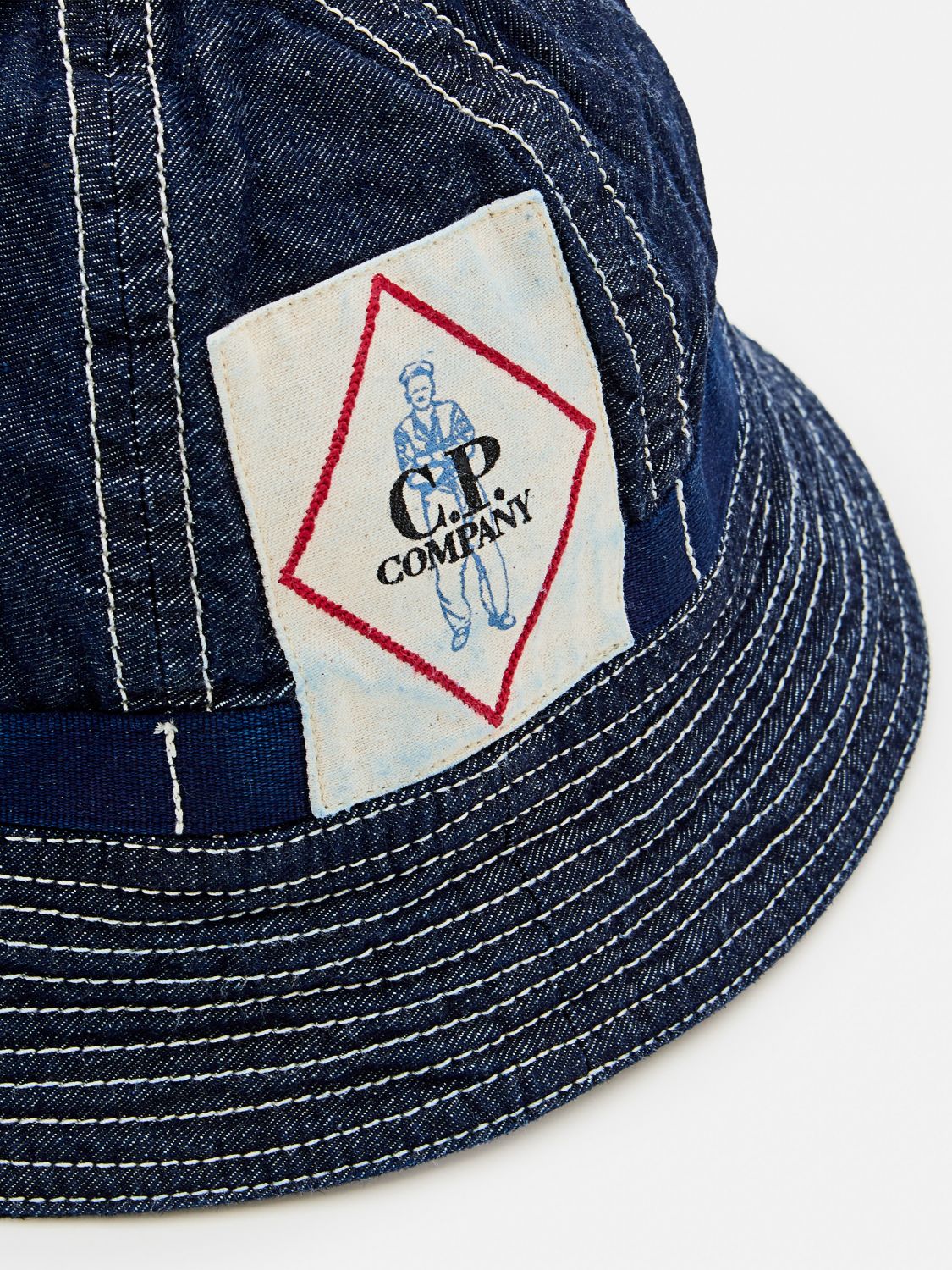 Denim bucket hat - Blue
