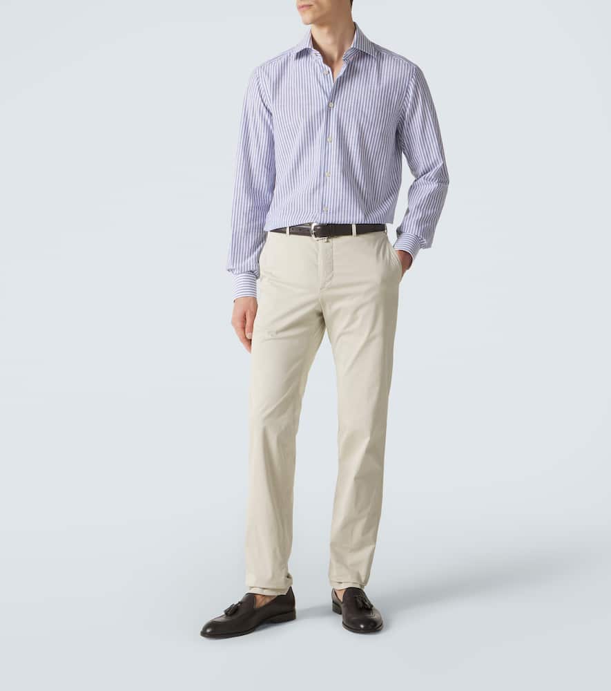Cotton-blend chinos