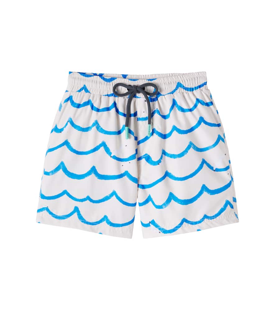 Printed swim trunks