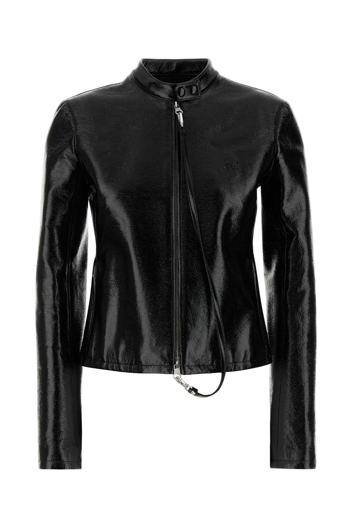 Black Stretch Vynil Jacket