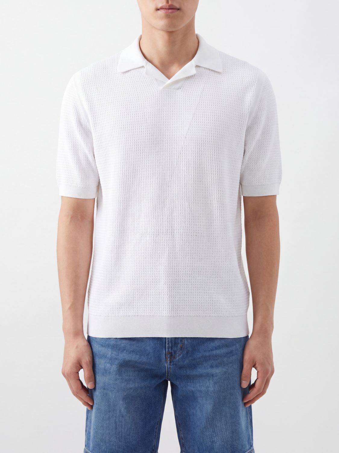 Polo Shirt Men color White