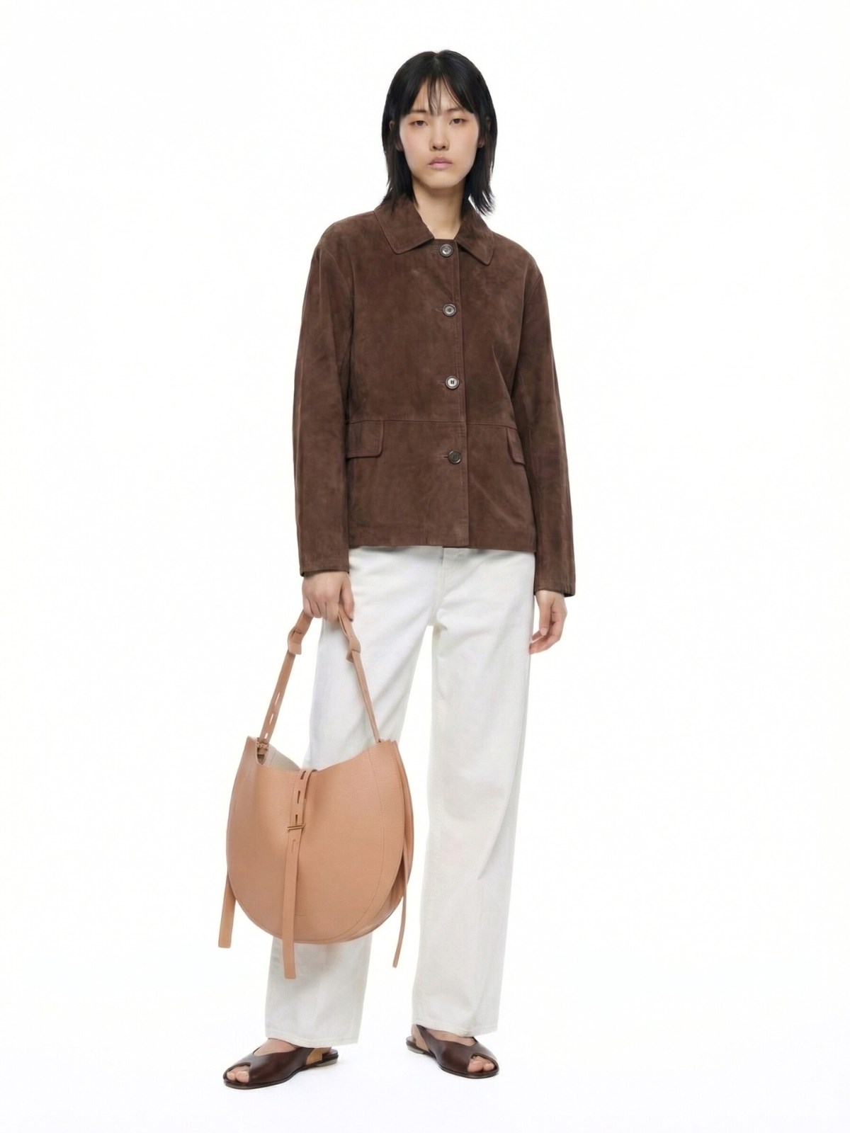 Wide Cotton And Linen Jeans