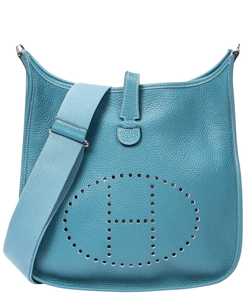 Blue Jean Clemence Leather Evelyne Iii Gm, Never Carried (Authentic  Pre-Loved)