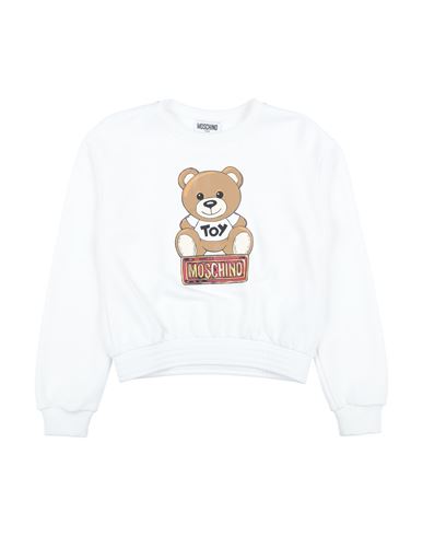 Kid Girl Sweatshirt Ivory Size 14 Polyamide, Cotton, Elastane