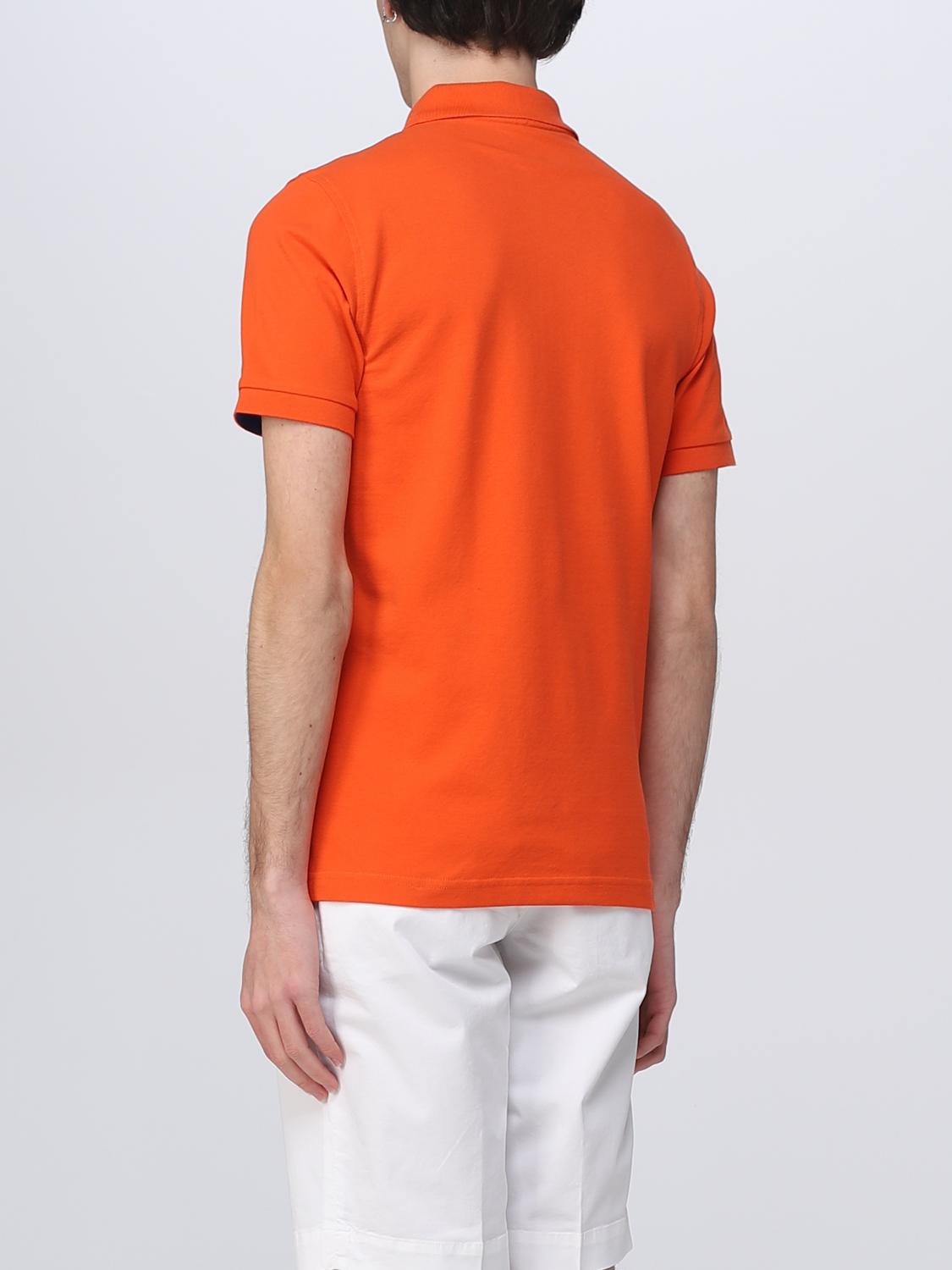 Polo Shirt Men color Orange