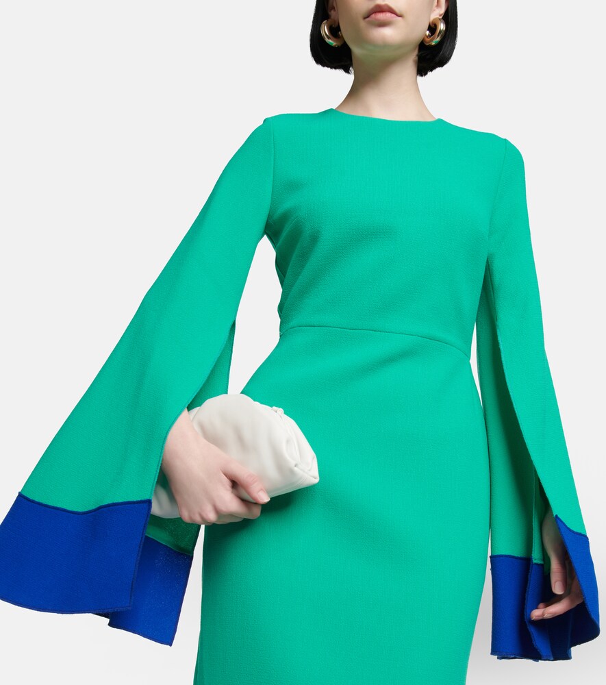 Wool midi dress