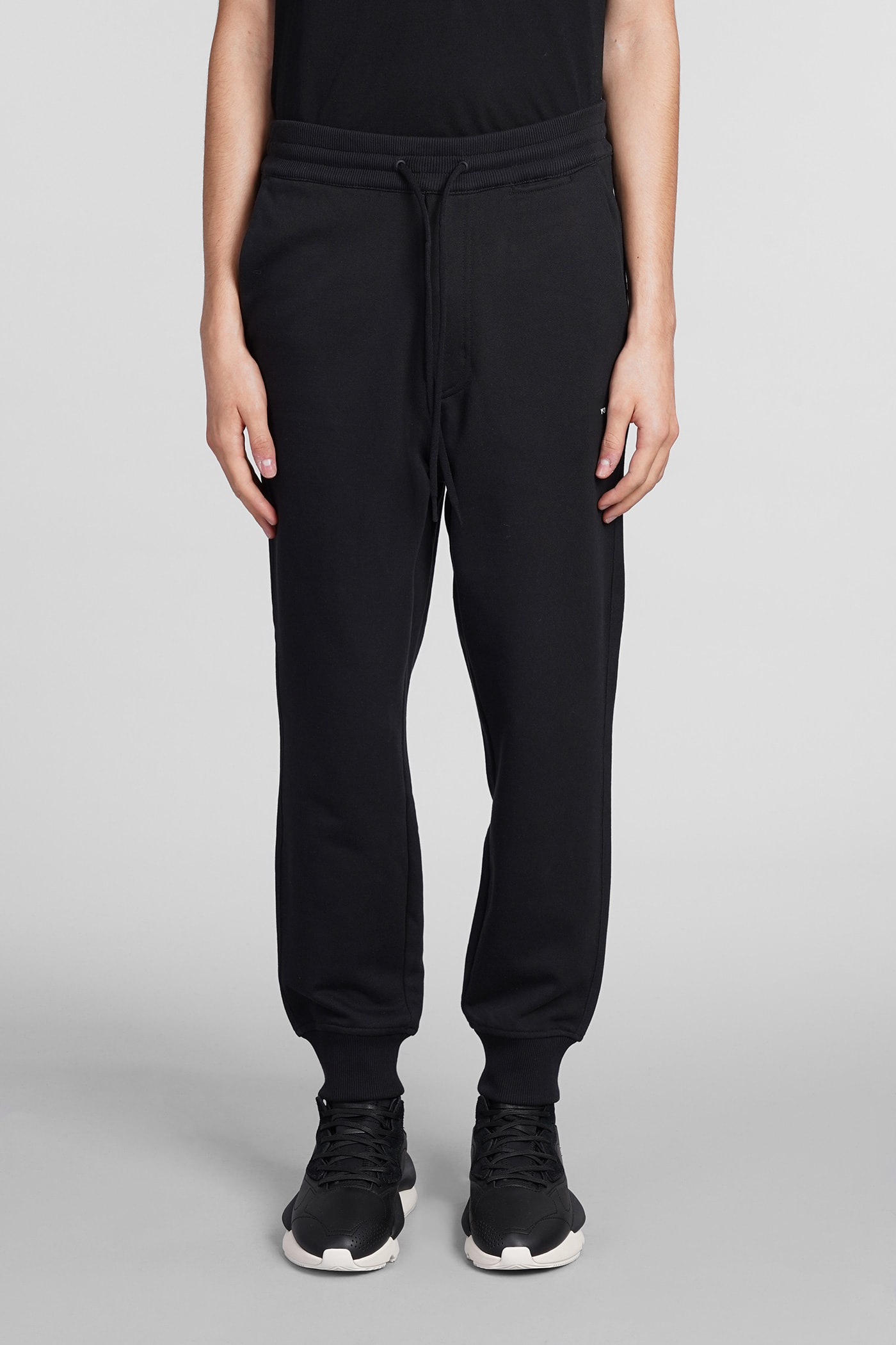 Organic cotton track pants - Black