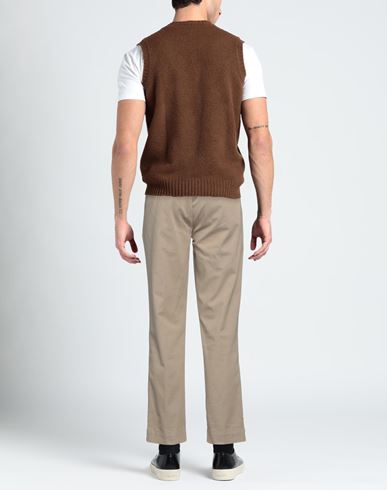 Man Pants Khaki Size XXL Cotton, Elastane
