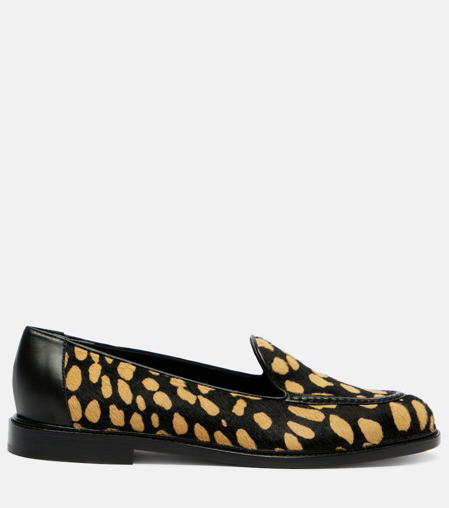 Maxy calf hair loafers