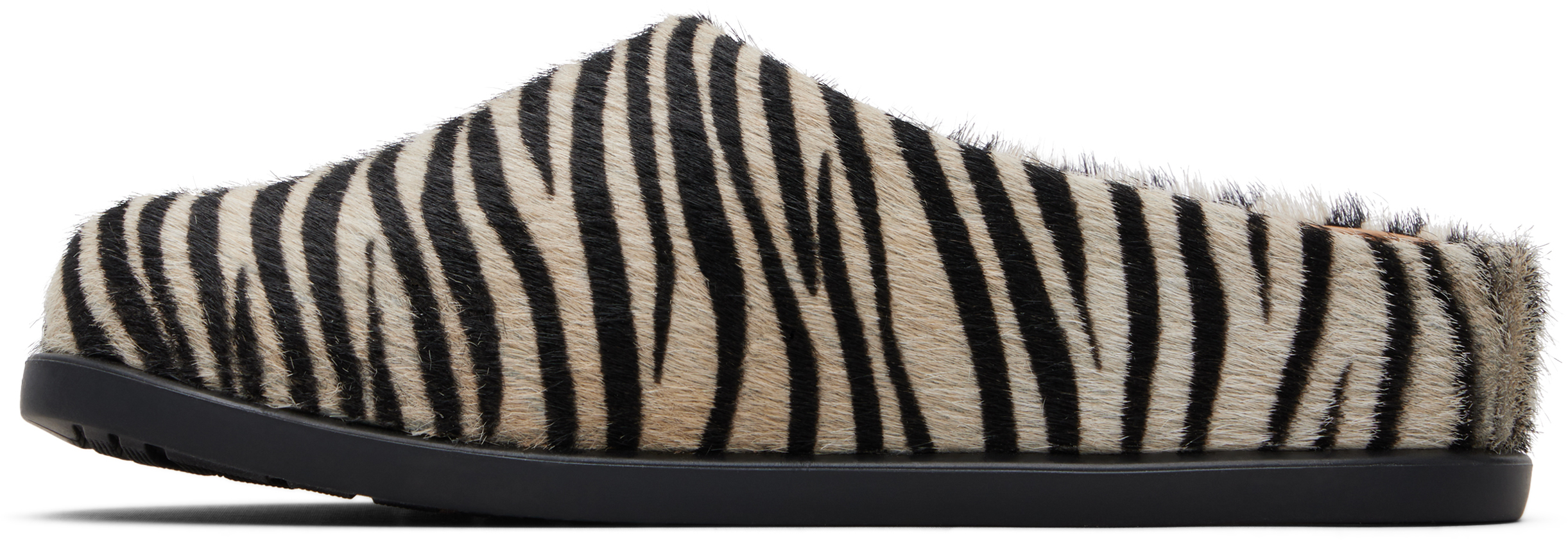 SSENSE Exclusive Kids White & Black Fussbett Slip-on Loafers