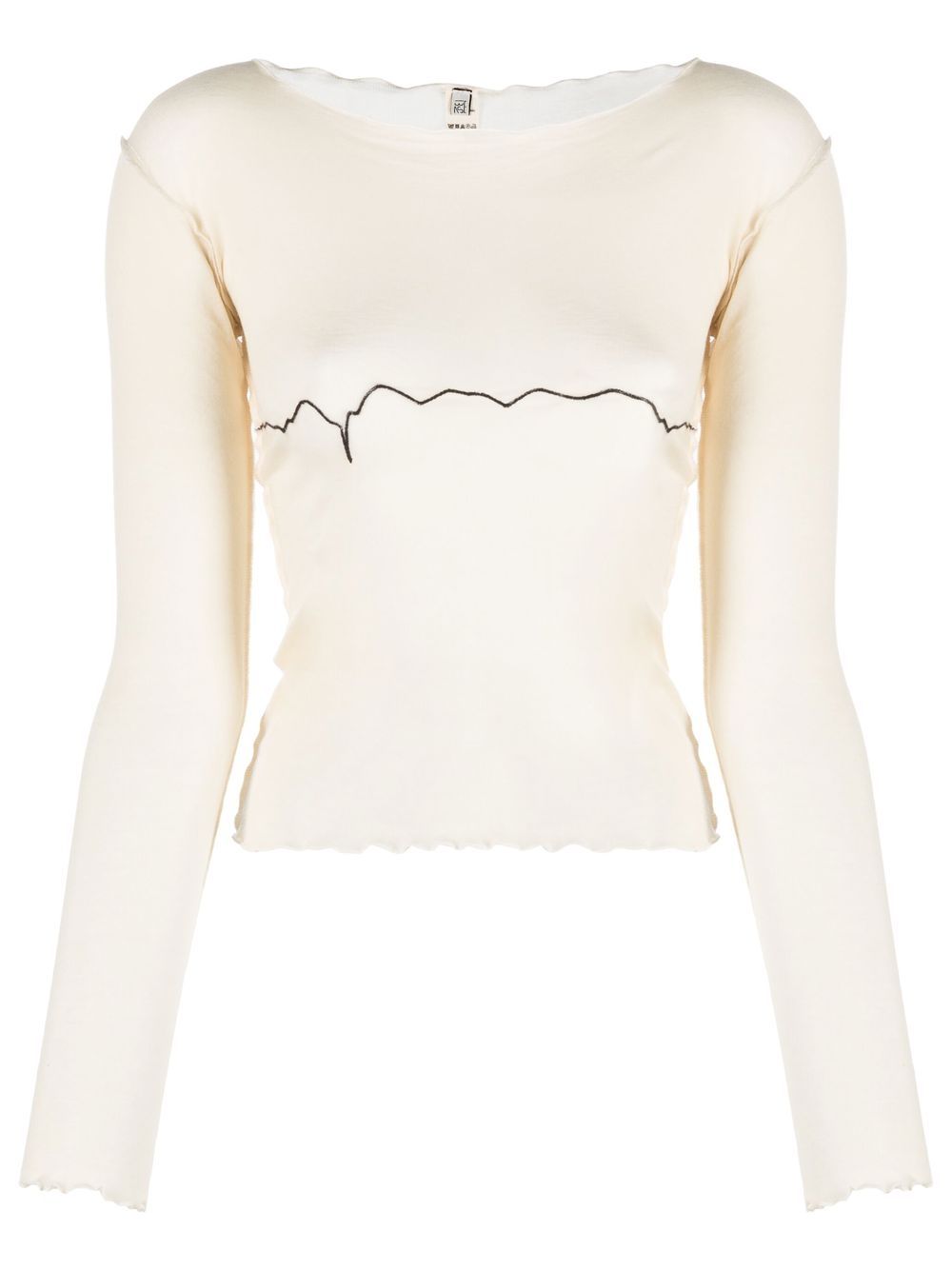 Tabby Star long-sleeve top - Neutrals