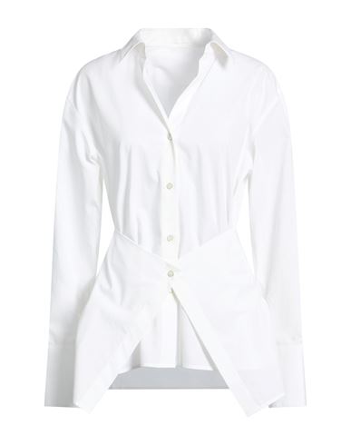 Woman Shirt Off white Size L Cotton