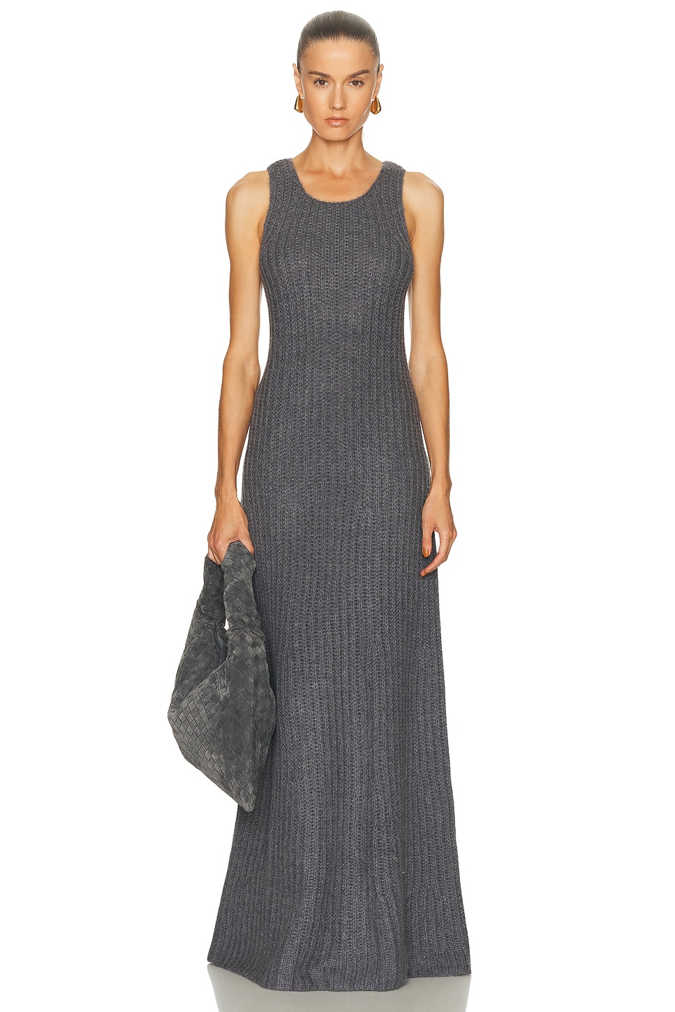 Lisa Yang Lorelei Dress in Graphite - Charcoal. 1 also