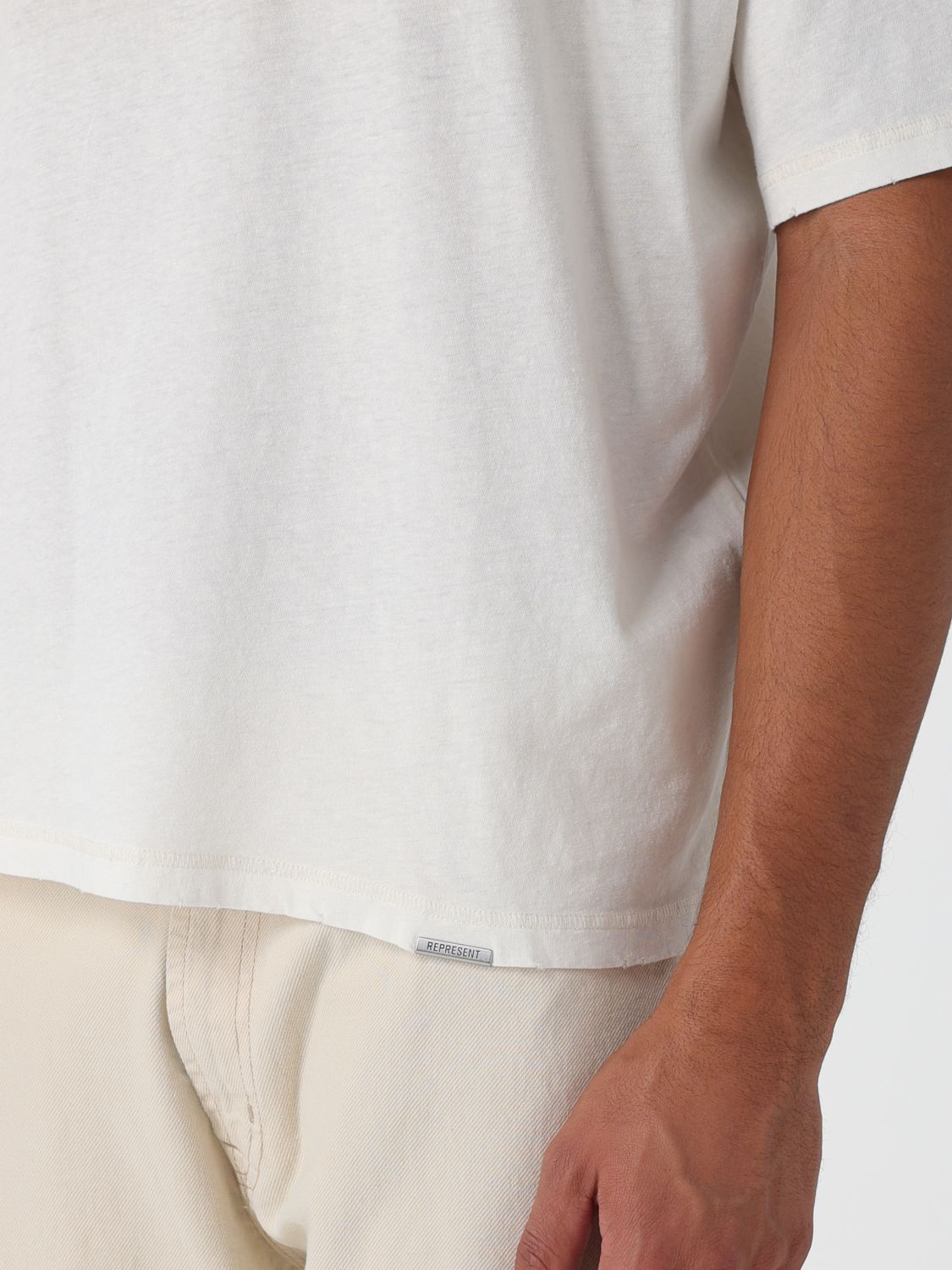 T-Shirt Men color Ecru