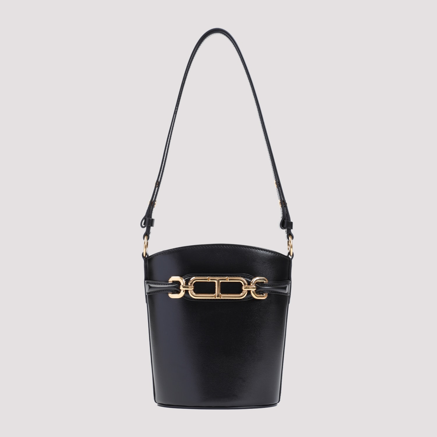 - Small Leather Bucket Bag