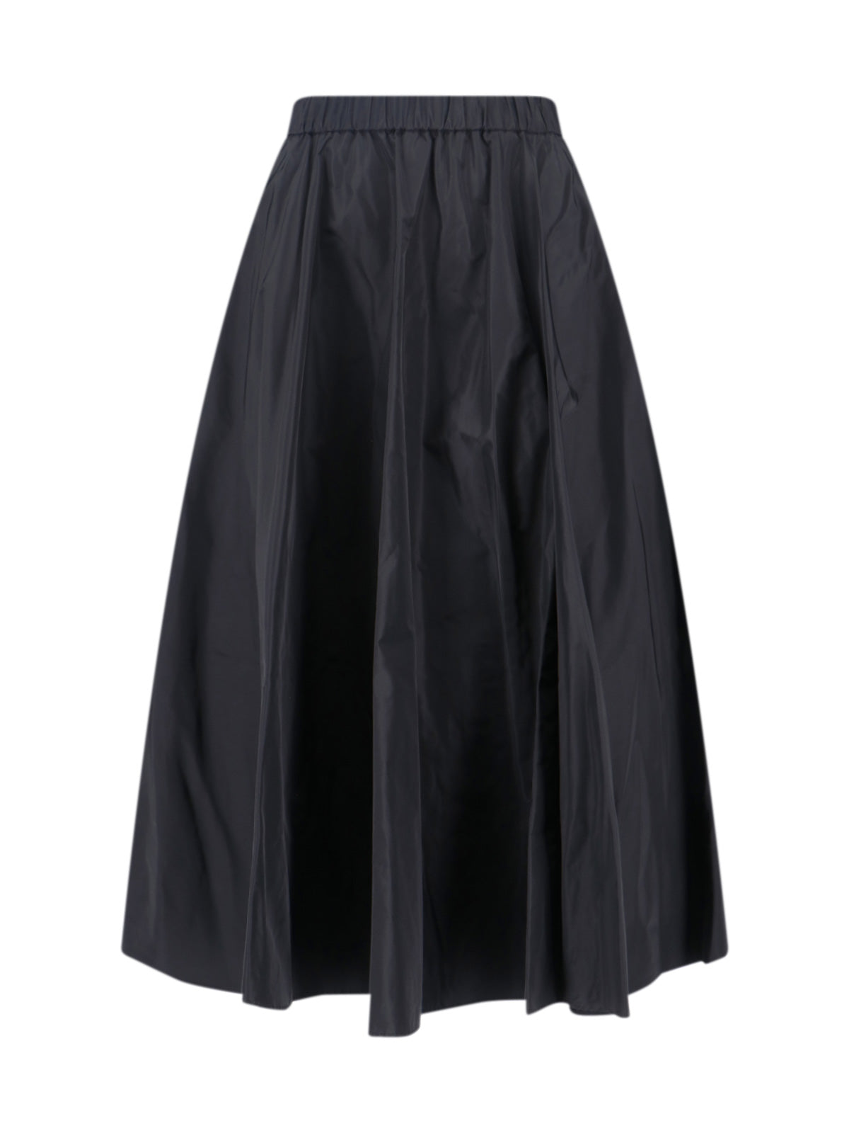 Sleek 100% Polyester Midi Skirt for Women