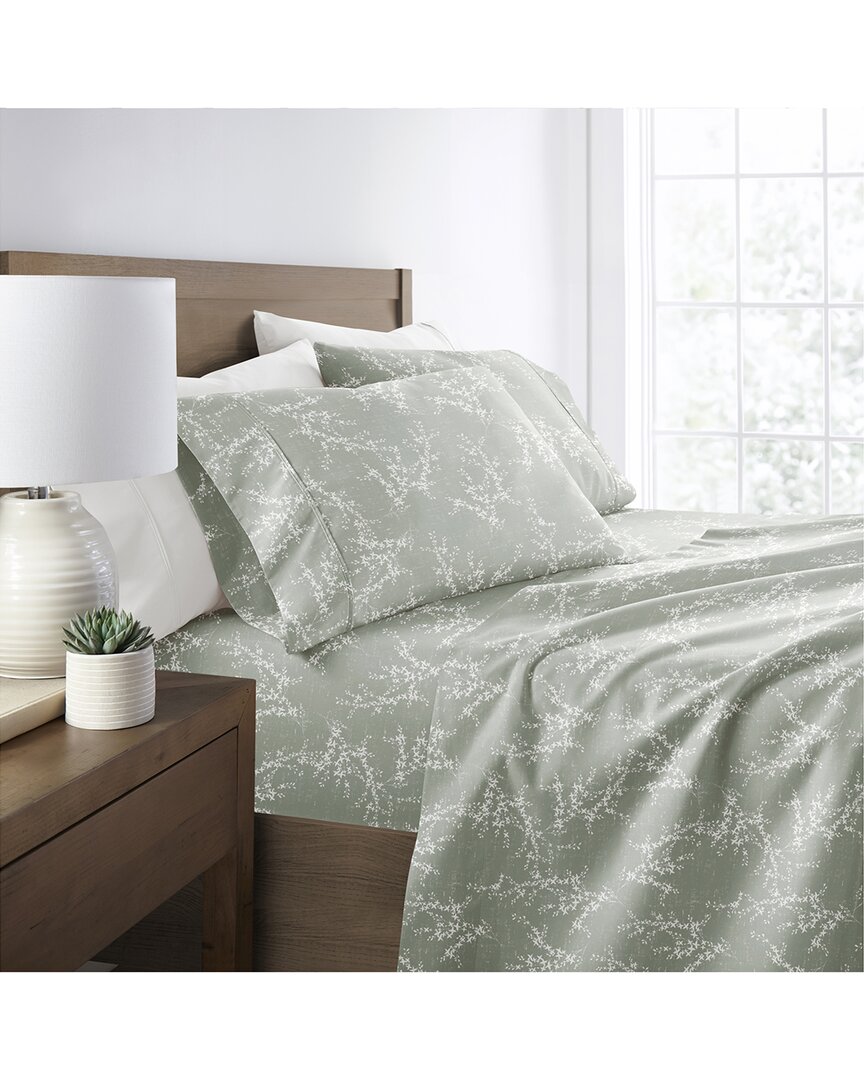 Delicate Details Patterned Ultra-Soft Bed Sheet Set