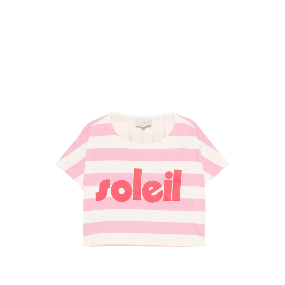 Soleil Striped Graphic T-shirt