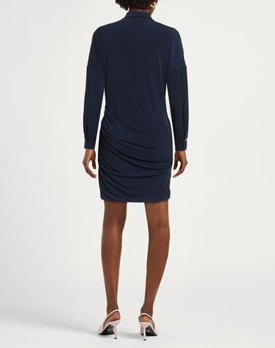 Woman Mini dress Midnight blue Size M Polyester, Elastane
