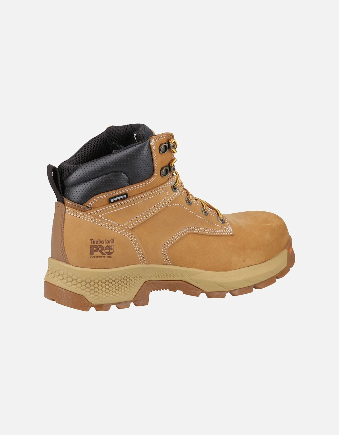Men's Timberland Pro Titan 6" Leather Wheat Safety Boots - Brown - Size: 10