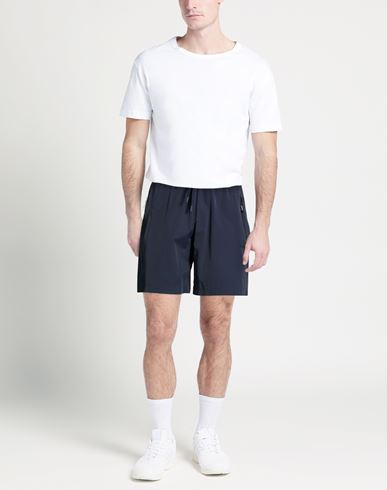 Man Shorts & Bermuda Shorts Blue Size 36 Polyamide, Elastane