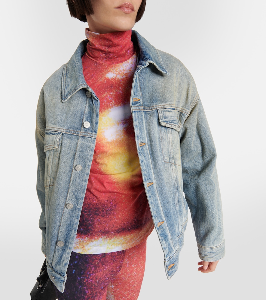 Padded denim jacket
