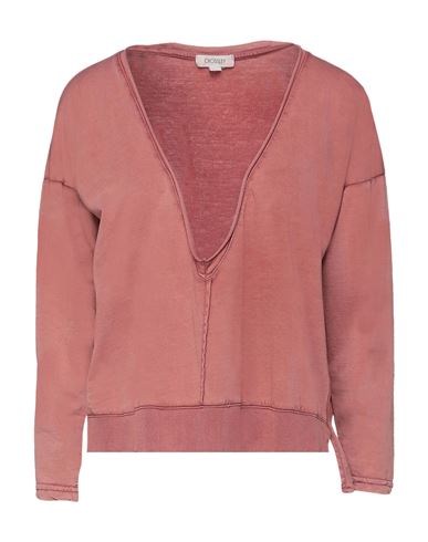 Woman Sweatshirt Antique rose Size M Cotton
