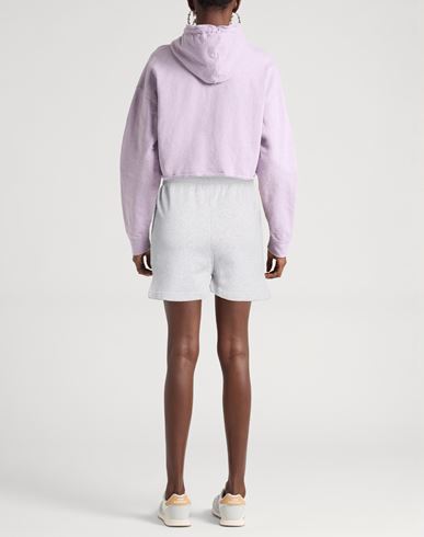 Maison Kitsuné Woman Shorts & Bermuda Shorts Grey Size XL Cotton