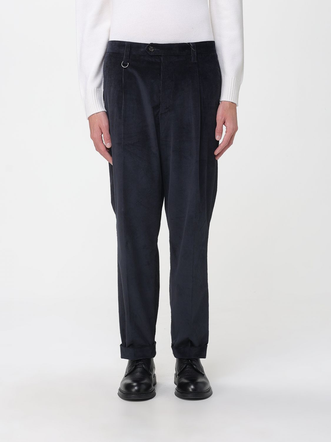 Pants Men color Blue