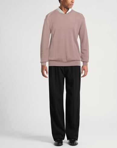 Man Sweater Light brown Size 42 Merino Wool