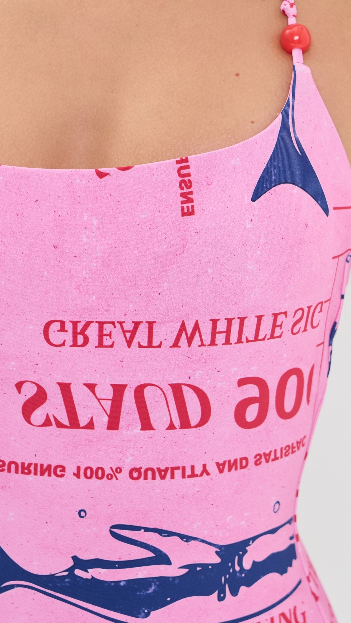 Laird One Piece Parcel Print Pink