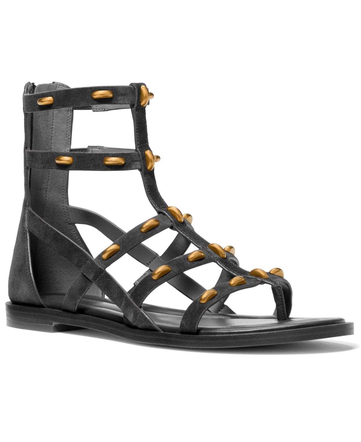 Women's Noa Gladiator Open Toe Flat Sandals - Black